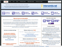 Tablet Screenshot of intercambia.net